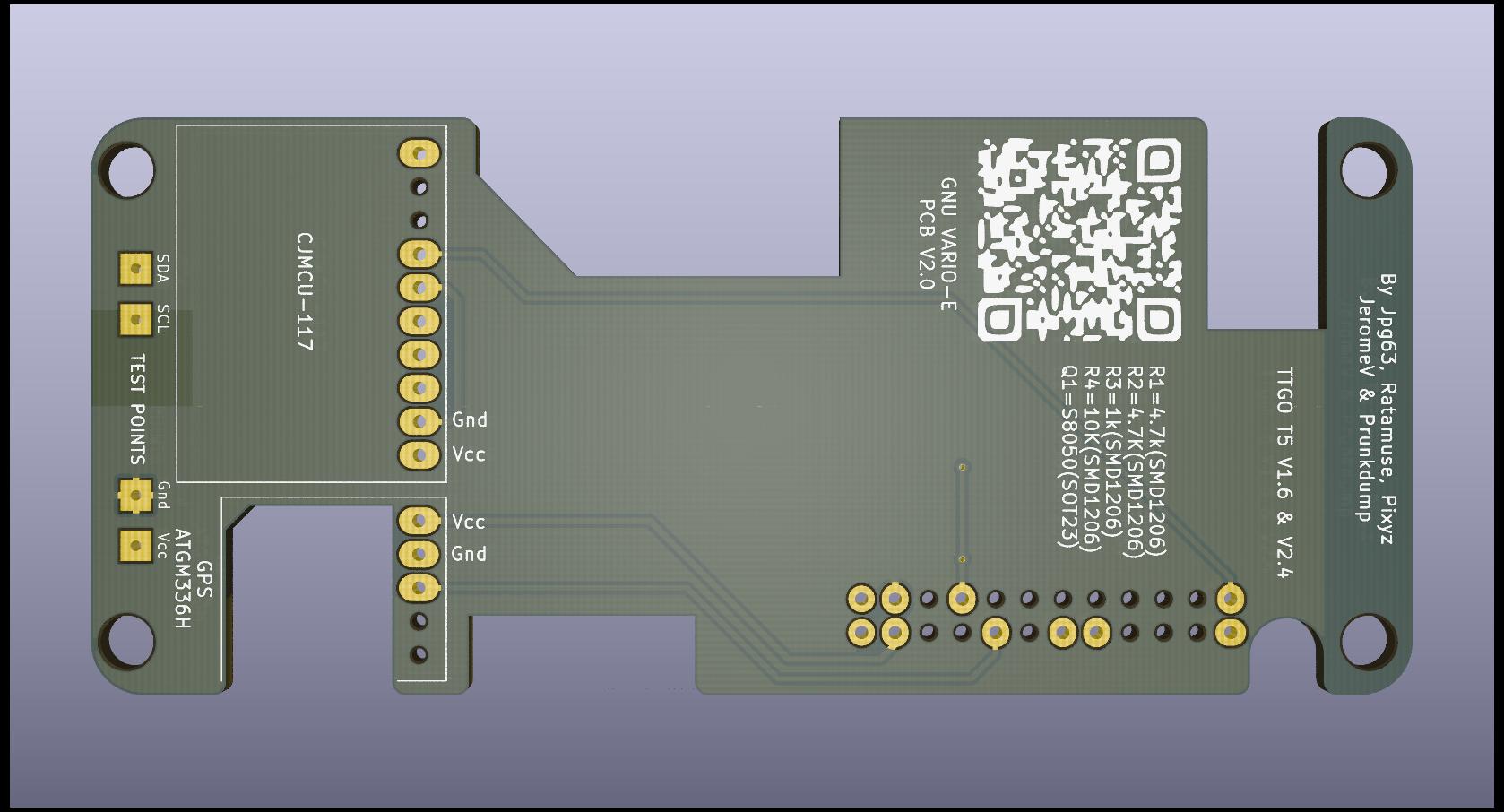 GNUVario-E front side